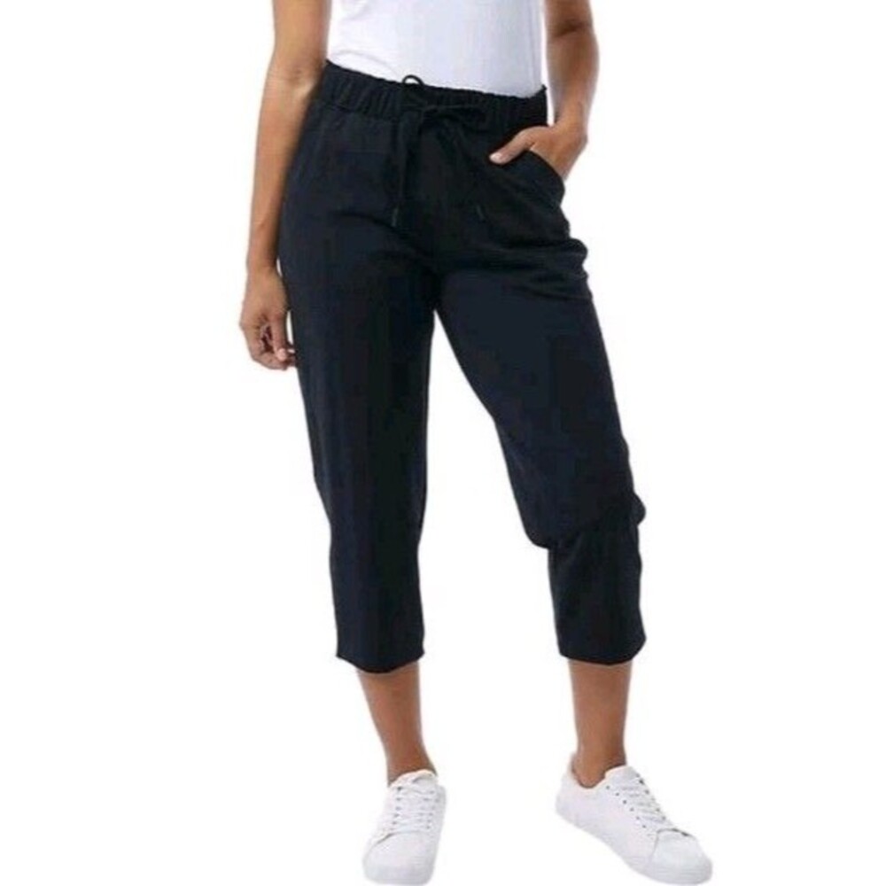 32‎ Degrees Ladies' Pull-on Active Capri, Black, XL
